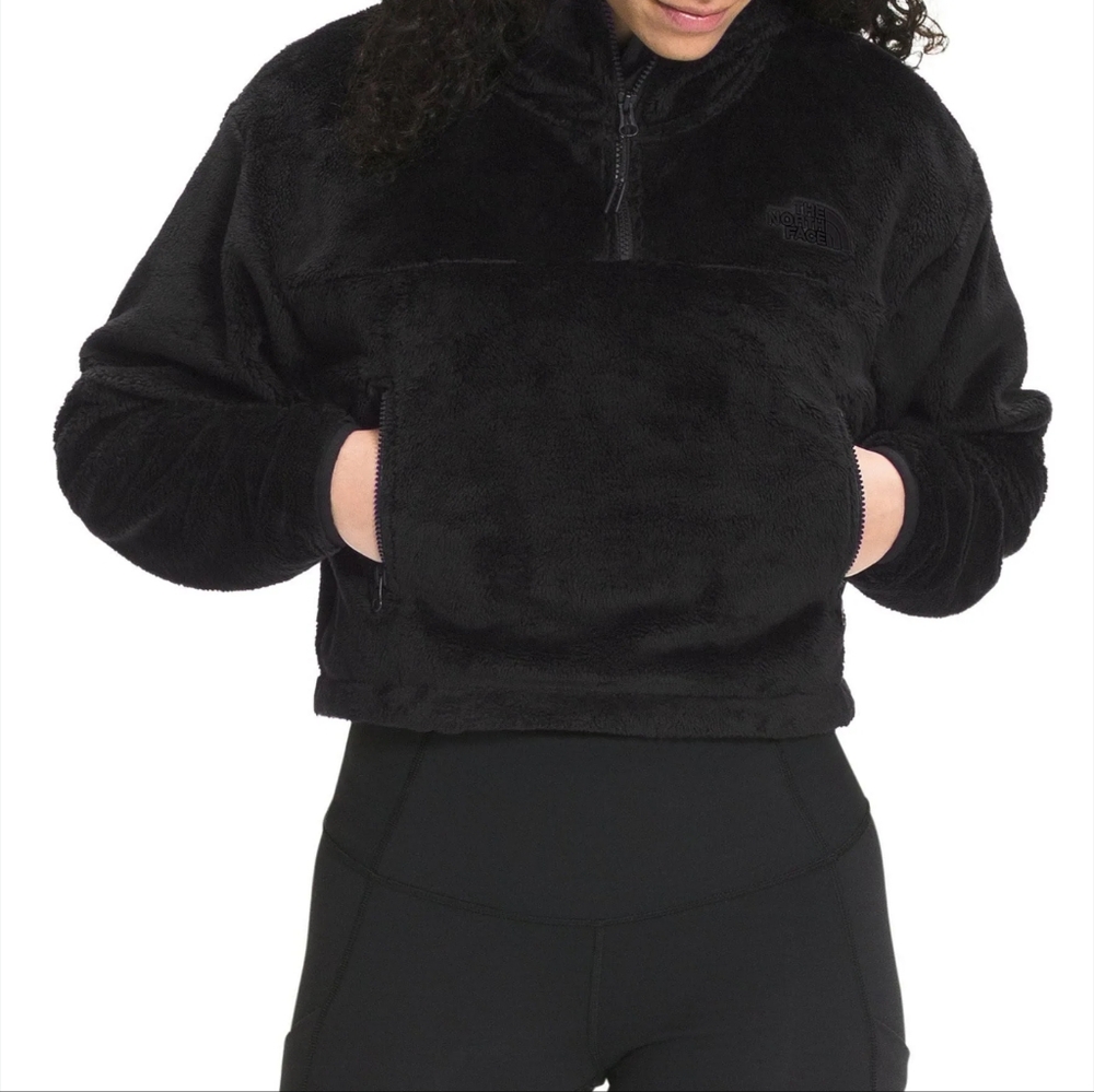 The North Face Osito Quarter Zip Hoodie Black